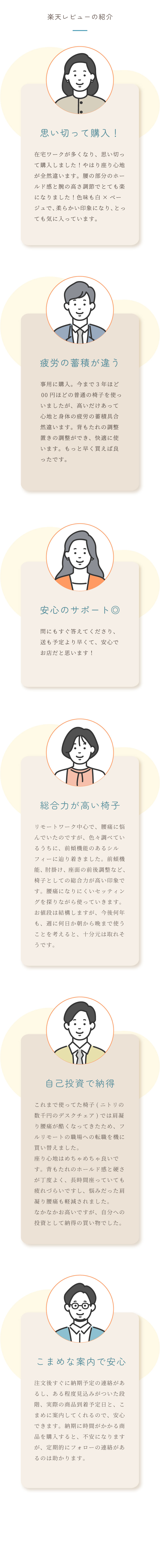 ご購入者様の声